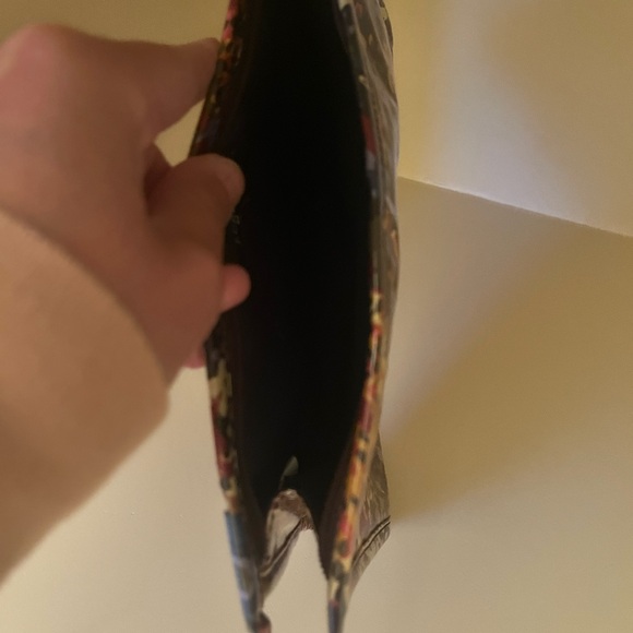 J. Crew Orange Yellow Cosmetic Bag - Picture 3 of 3